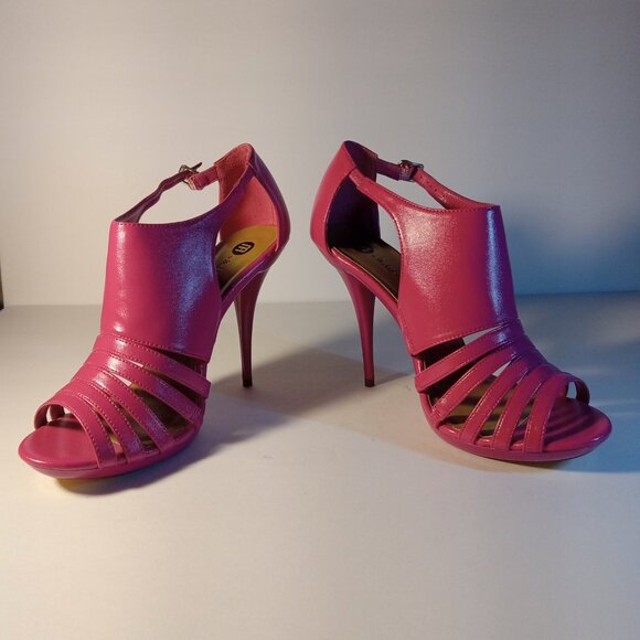 MICHAEL ANTONIO TREMAIN FUCHSIA PU SIZE 9 - Picture 3 of 6